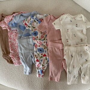 Like New Carters Premie Baby Sets
